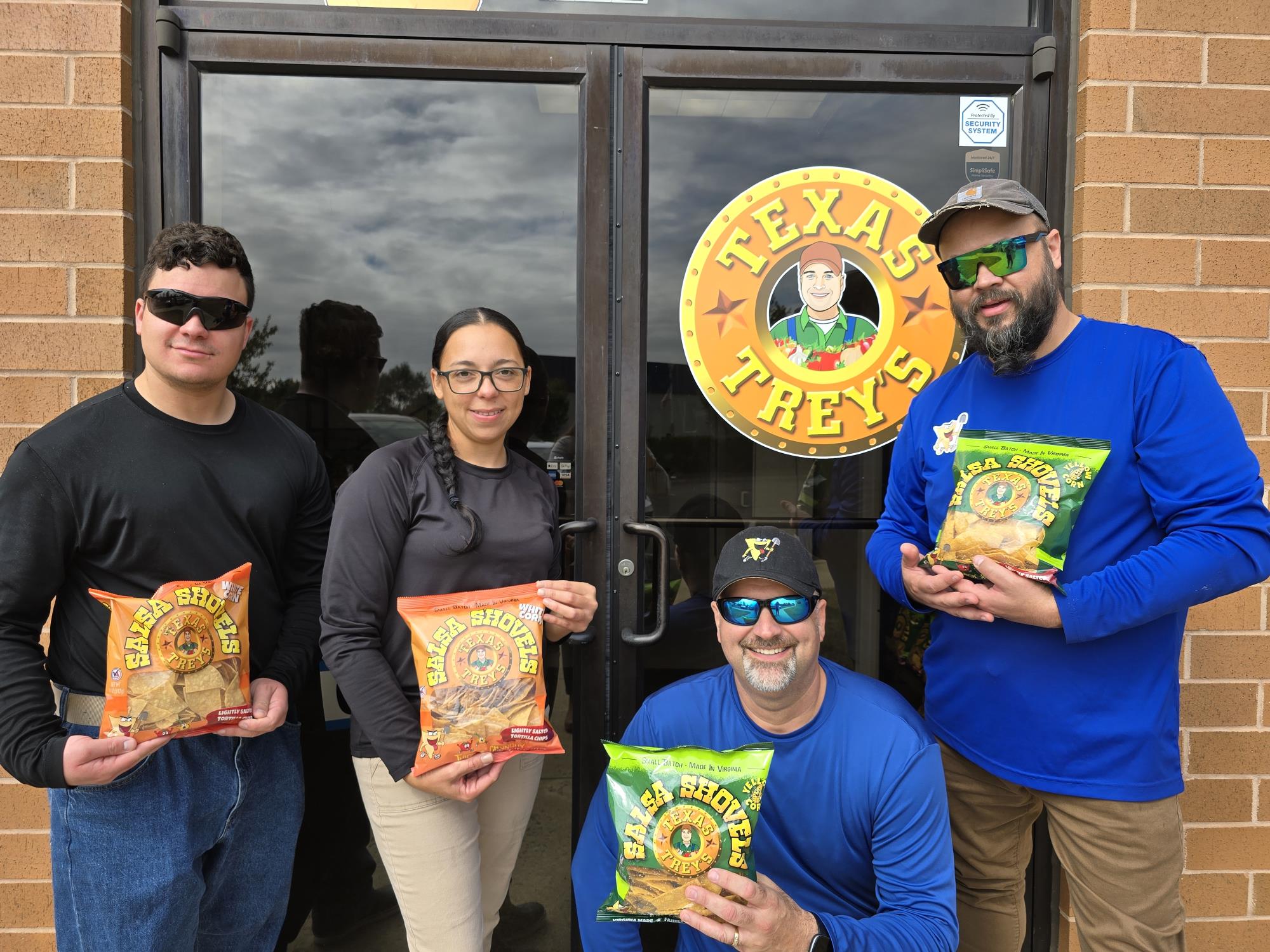 Production team at Texas Treys